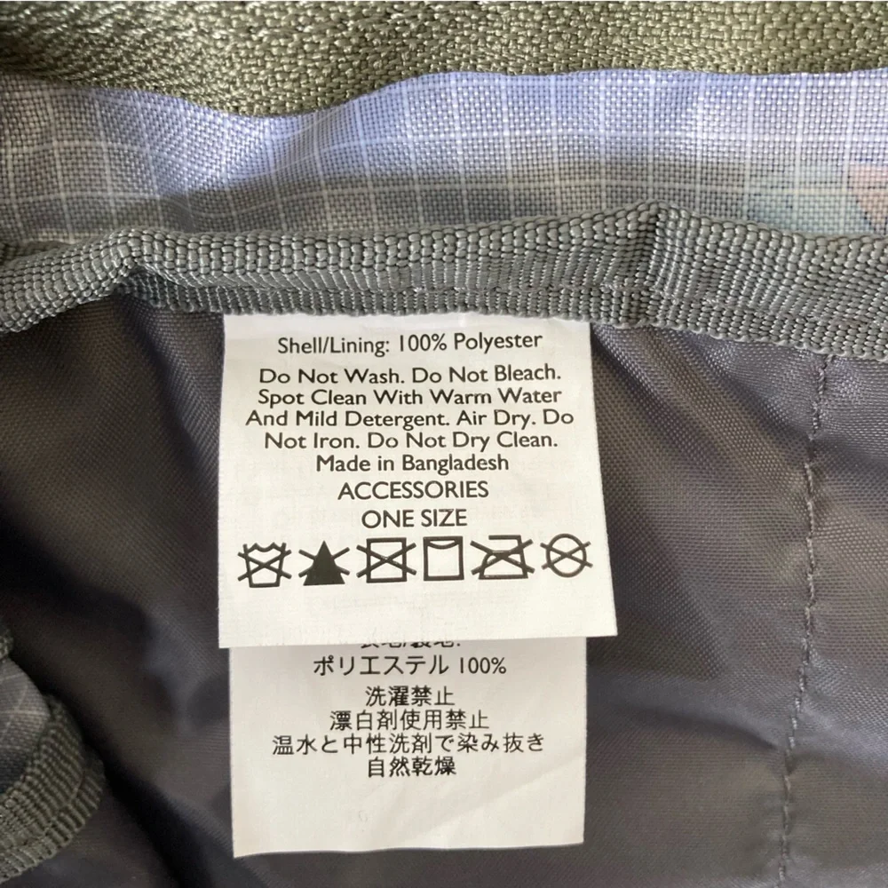 Eddie Bauer Stowaway Backpack 20L Gray‎ with Tent Camping Graphic Foldable